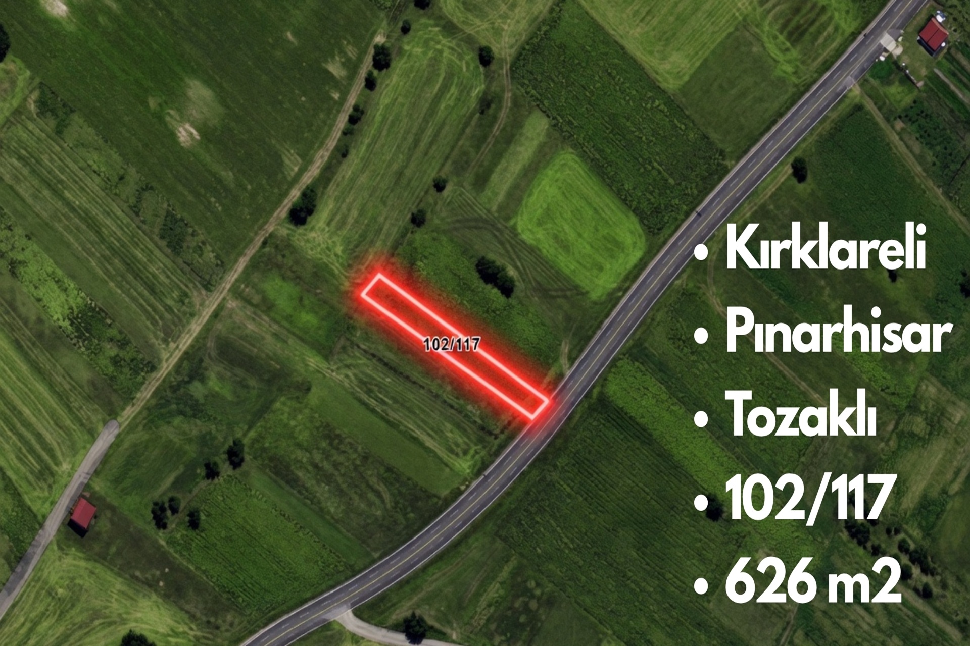 Satılık Potansiyeli Yüksek Arazi